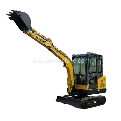 Chine Mini excavatrice 3t Small Digger 3000kgs Mini excavatrice hydraulique avec chenille en caoutchouc